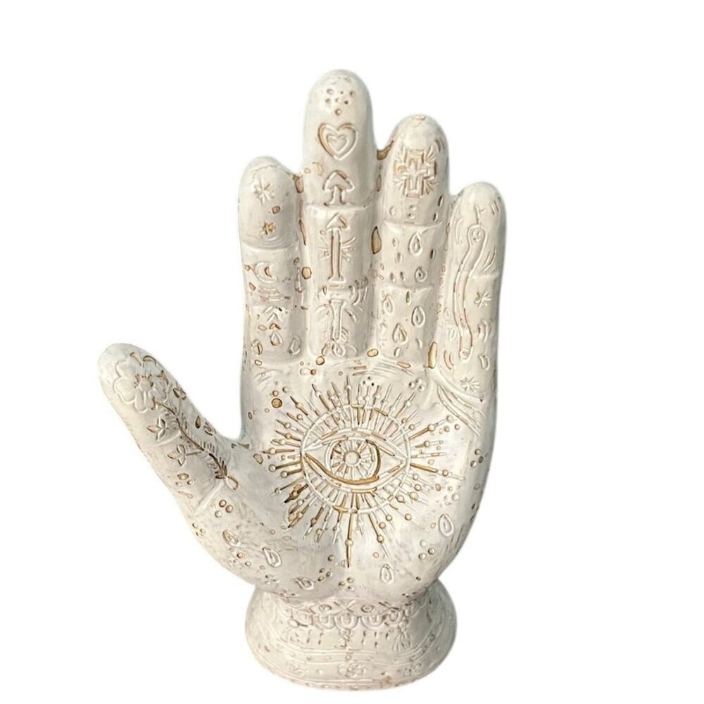 Dollar Tree Spooky Academy Palmistry Hand Fortune Teller Halloween Decor